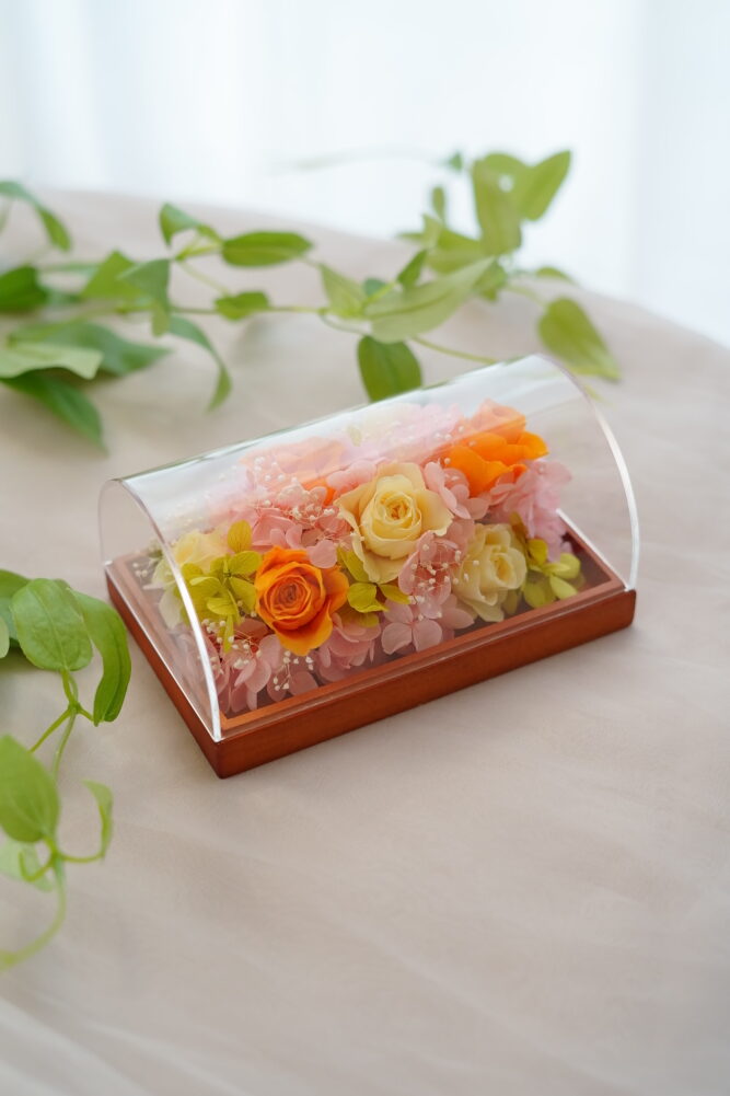 米寿のお祝いプリザーブドアレンジ